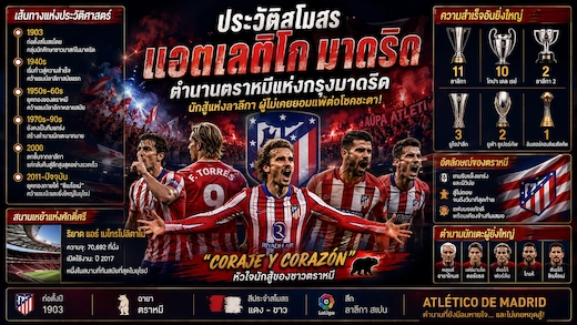 ประวัติสโมสรแอตเลติโก มาดริด ตราหมีผู้ยิ่งใหญ่แห่งลาลีกา
